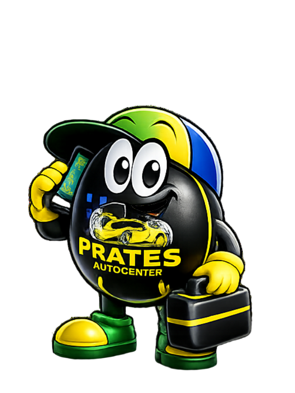Mascote Prates no Telefone
