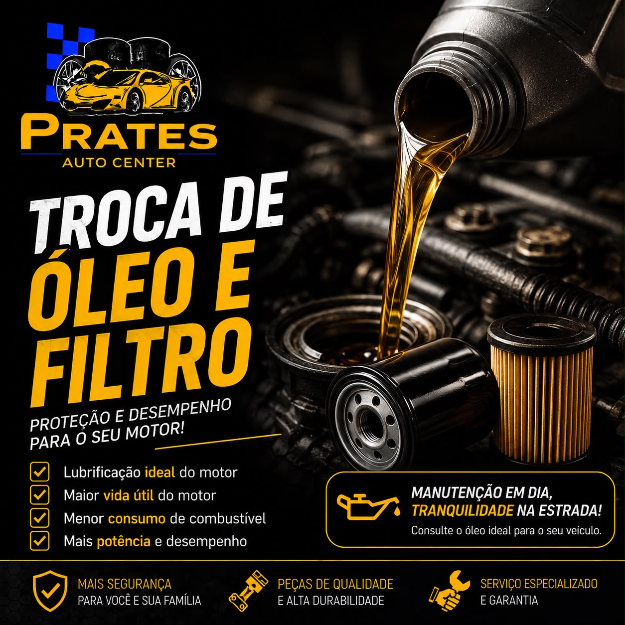 Troca de Óleo e Filtros